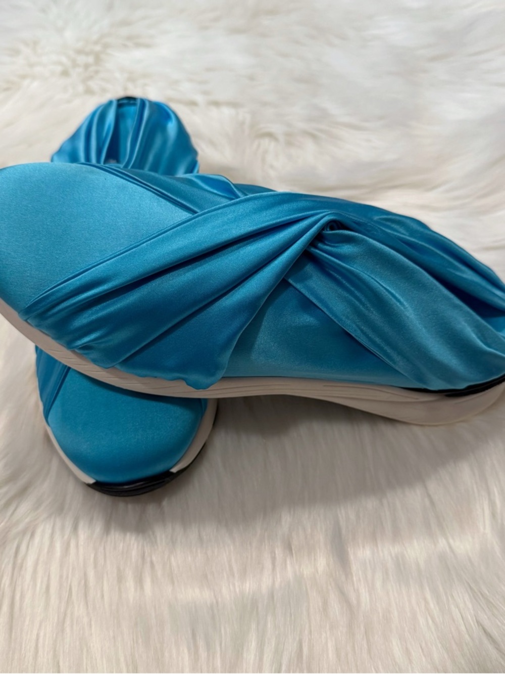 Casadei Satin Stretch Semplice Marettimo Slip-On Sneakers Size EU 40 (US 9) - Picture 3 of 10